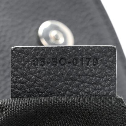 Christian Dior Grained Calfskin Saddle Bag Navy Blue 7 of 11