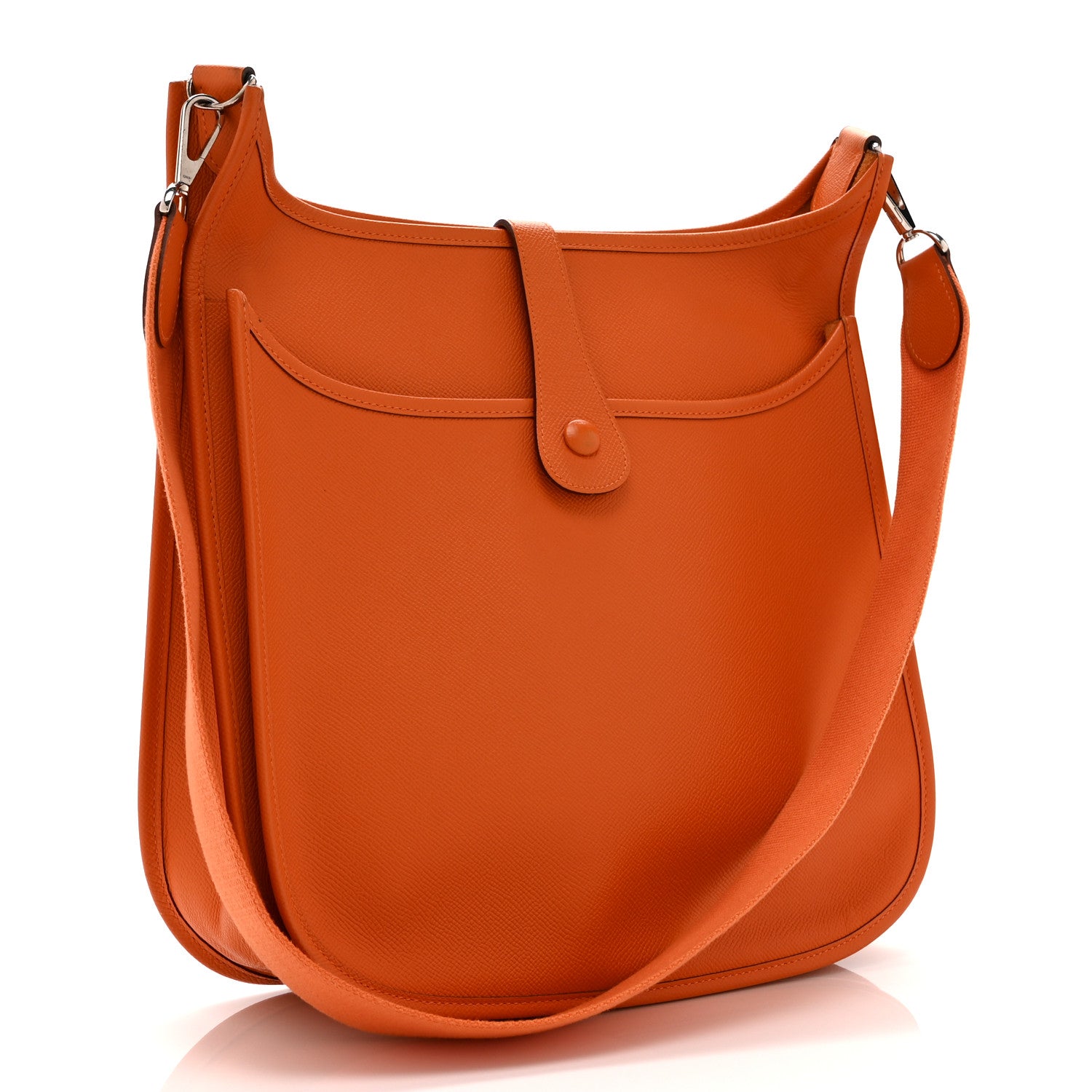 Hermes Epsom Evelyne III GM Orange 3 of 13