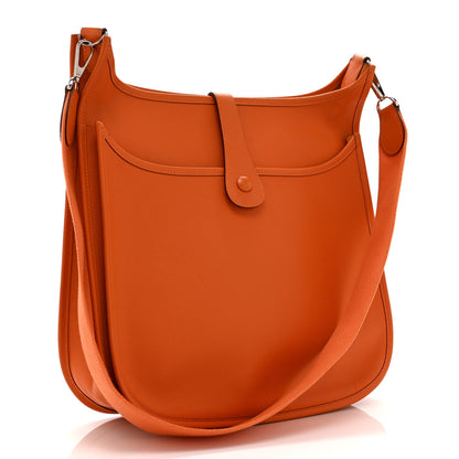 Hermes Epsom Evelyne III GM Orange 3 of 13