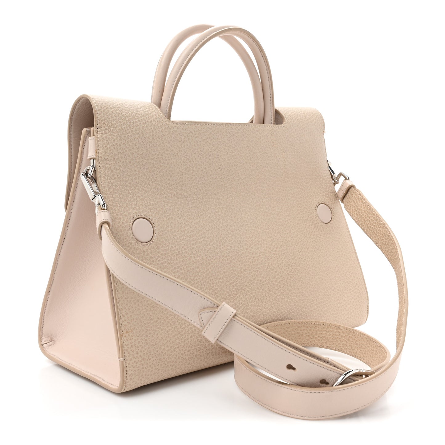 CHRISTIAN DIOR Grained Calfskin Medium Diorever Flap Tapioca