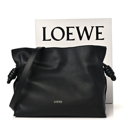 Loewe Nappa Medium Flamenco Knot Bag Black 10 of 10