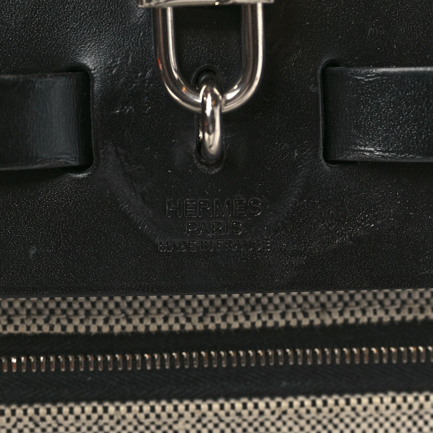 Toile H Berline Vache Hunter Herbag Zip PM 31 Black Ecru