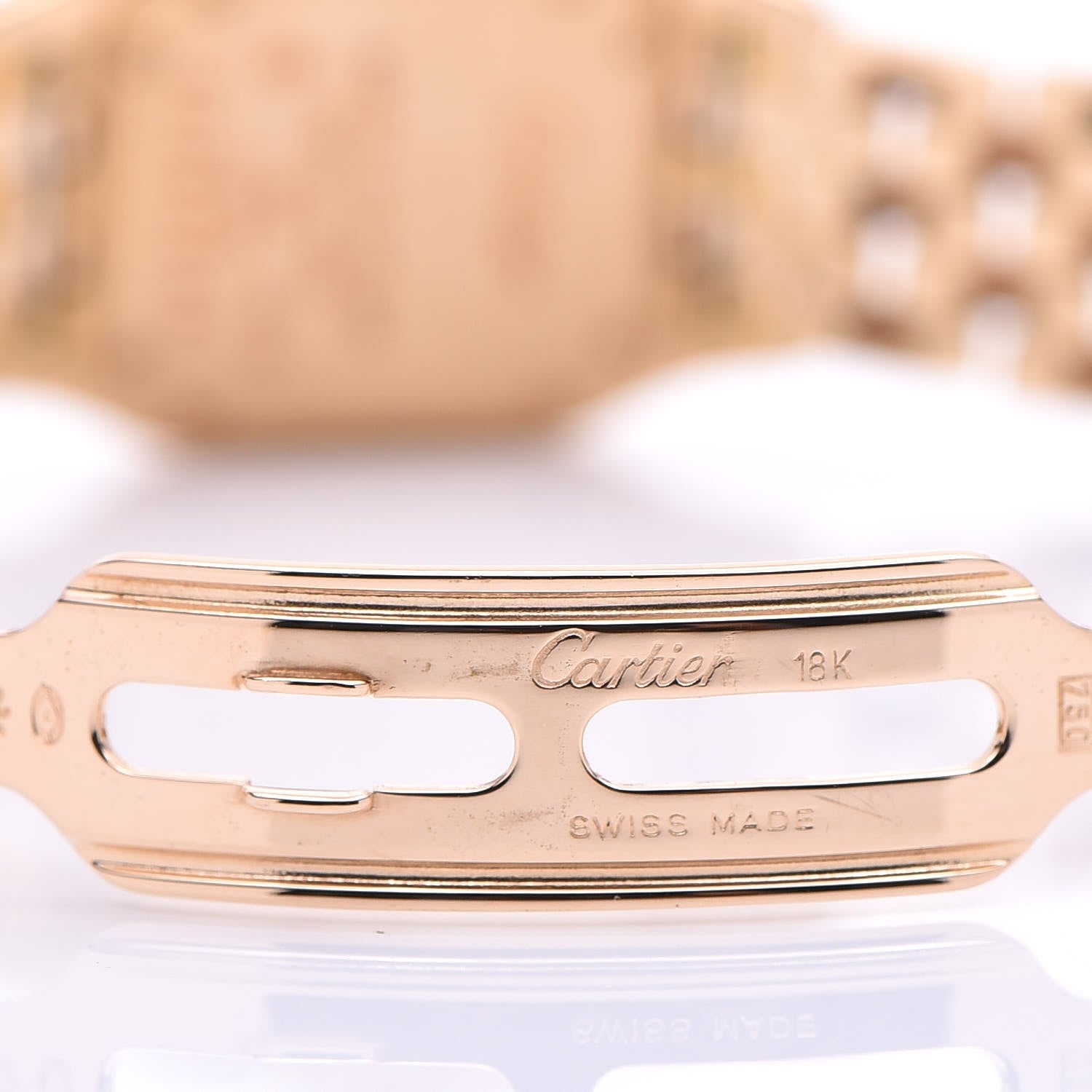 Cartier 18K Yellow Gold 22mm Panthere Quartz Watch 6 of 9