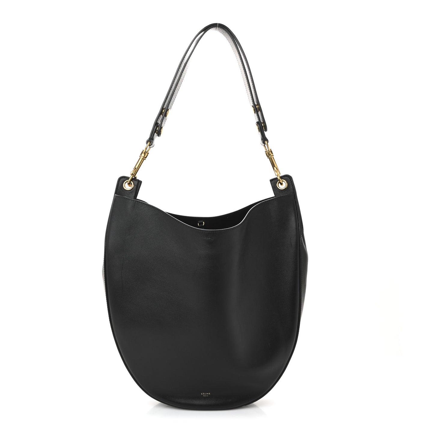 Supple Calfskin Medium Hobo Black