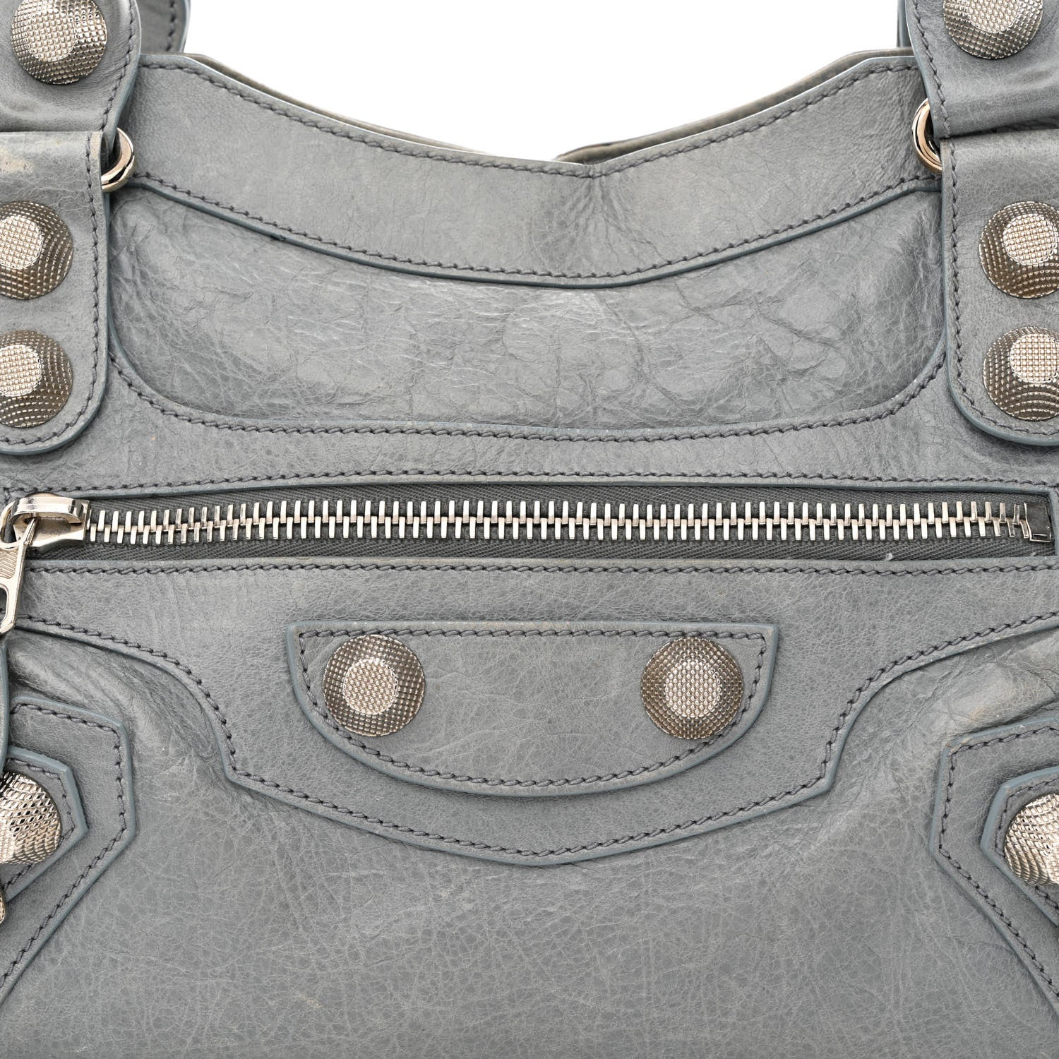Balenciaga Agneau Giant 21 Silver Hardware City Ardoise 8 of 25