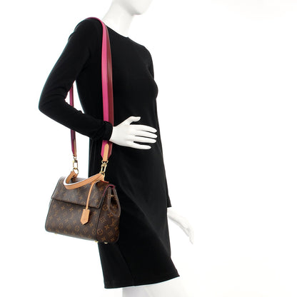 Louis Vuitton Monogram Cluny BB Bordeaux Fuchsia 2 of 9