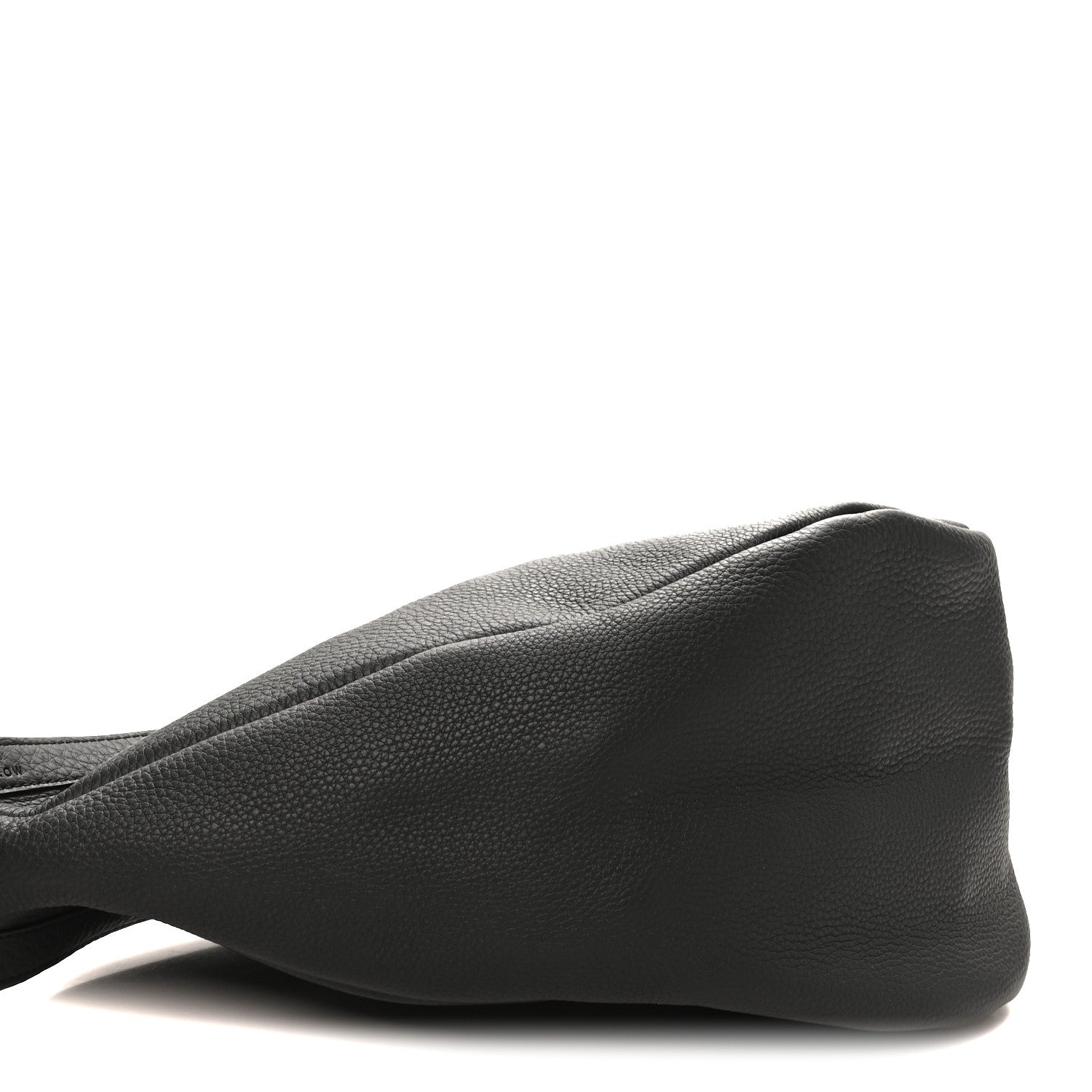 The Row Grained Calfskin Large Slouchy Banana Bag Black 4 of 9