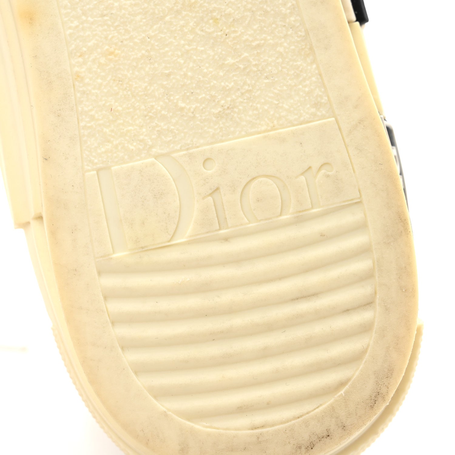 Christian Dior Technical Canvas Oblique B23 High Top Sneakers 39 White Black 7 of 9