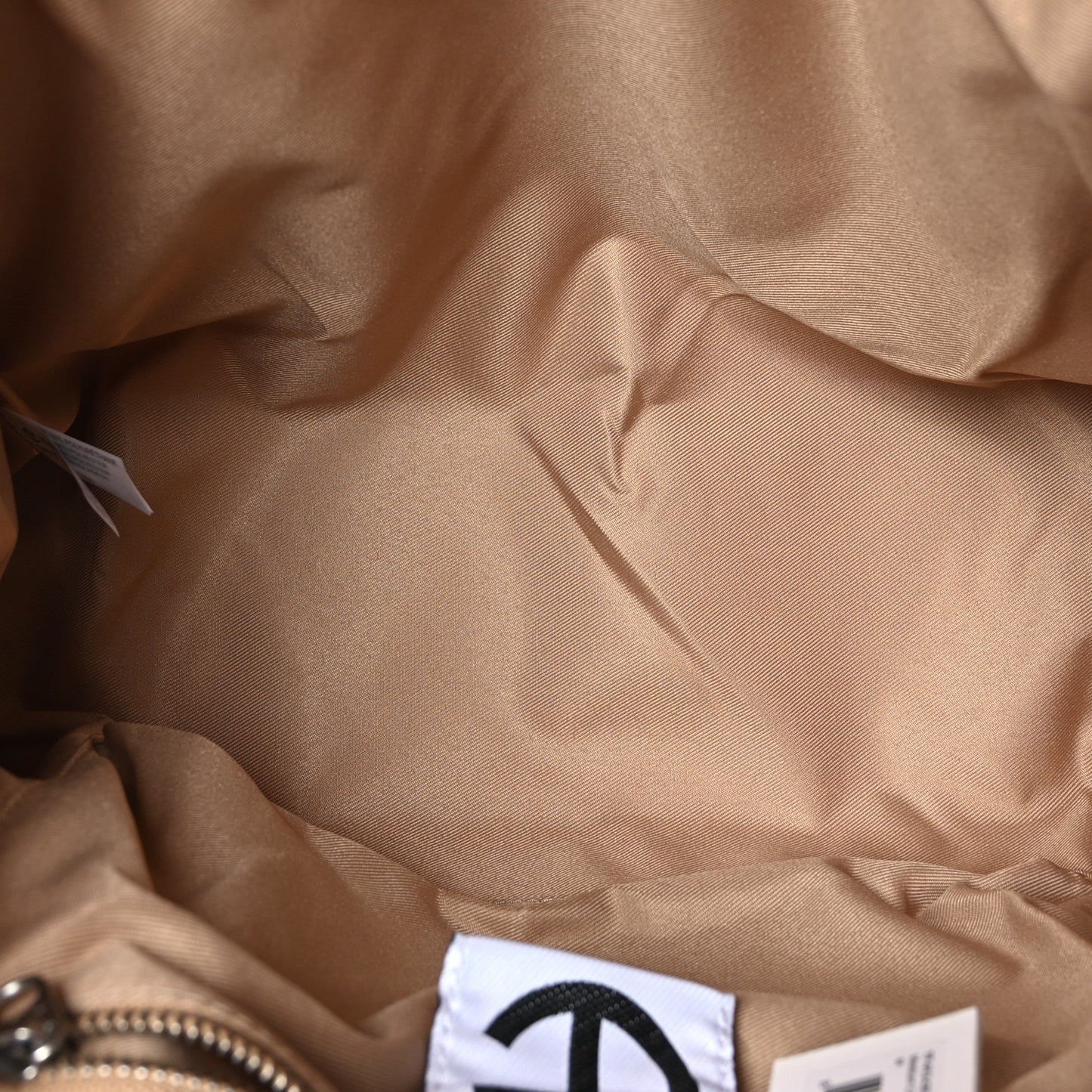 Vegan Leather Medium Shopping Bag Cream