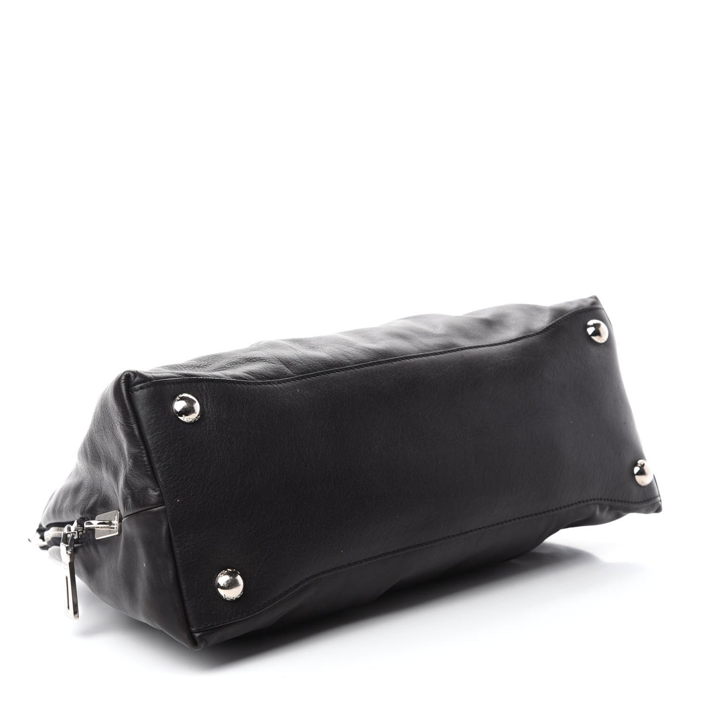 Soft Calf Dome Sachel Black