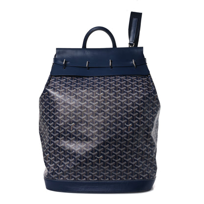 Goyard Goyardine Steamer PM Navy Blue 1 of 14
