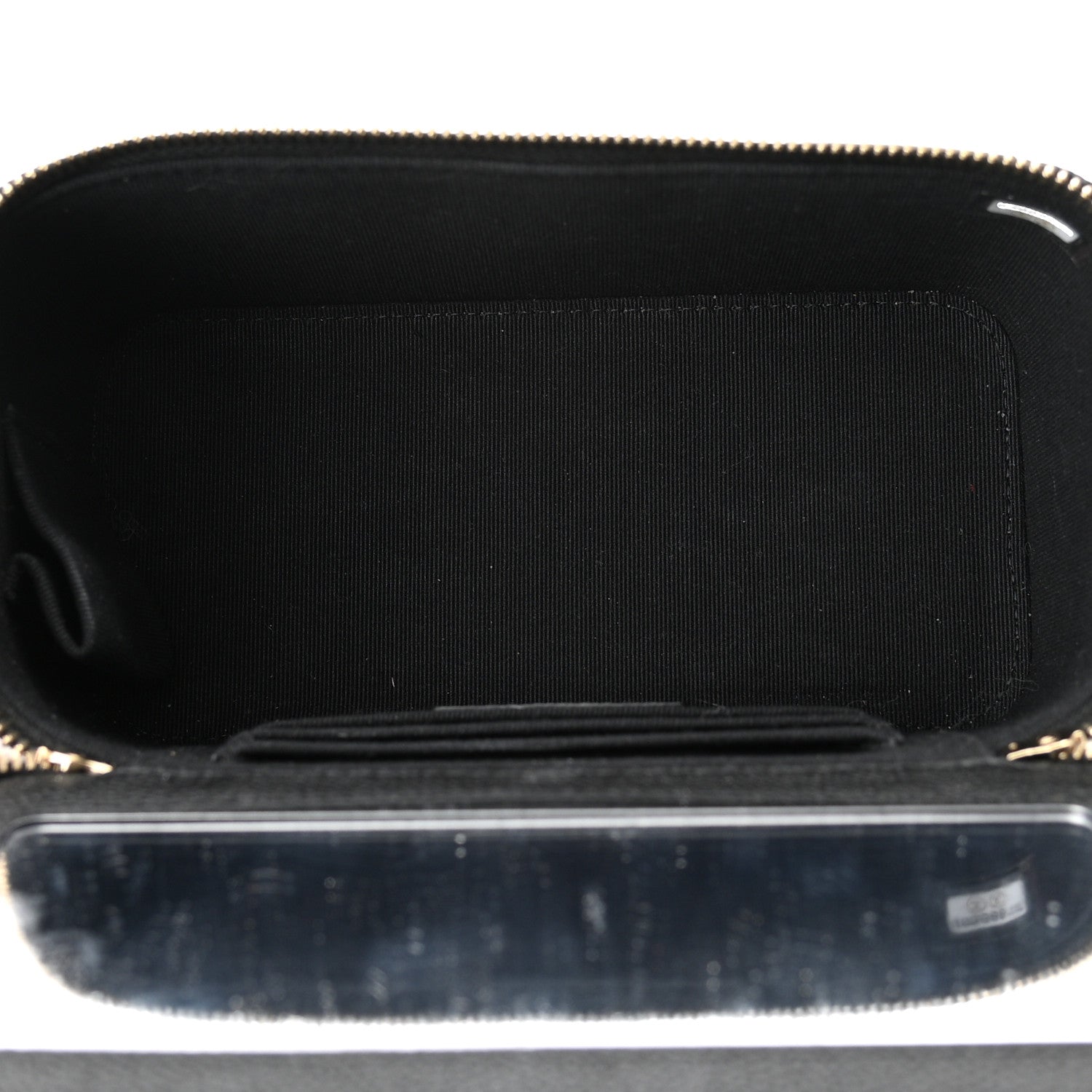 Chanel Caviar Quilted Small Vanity Case With Chain Black 5 of 11