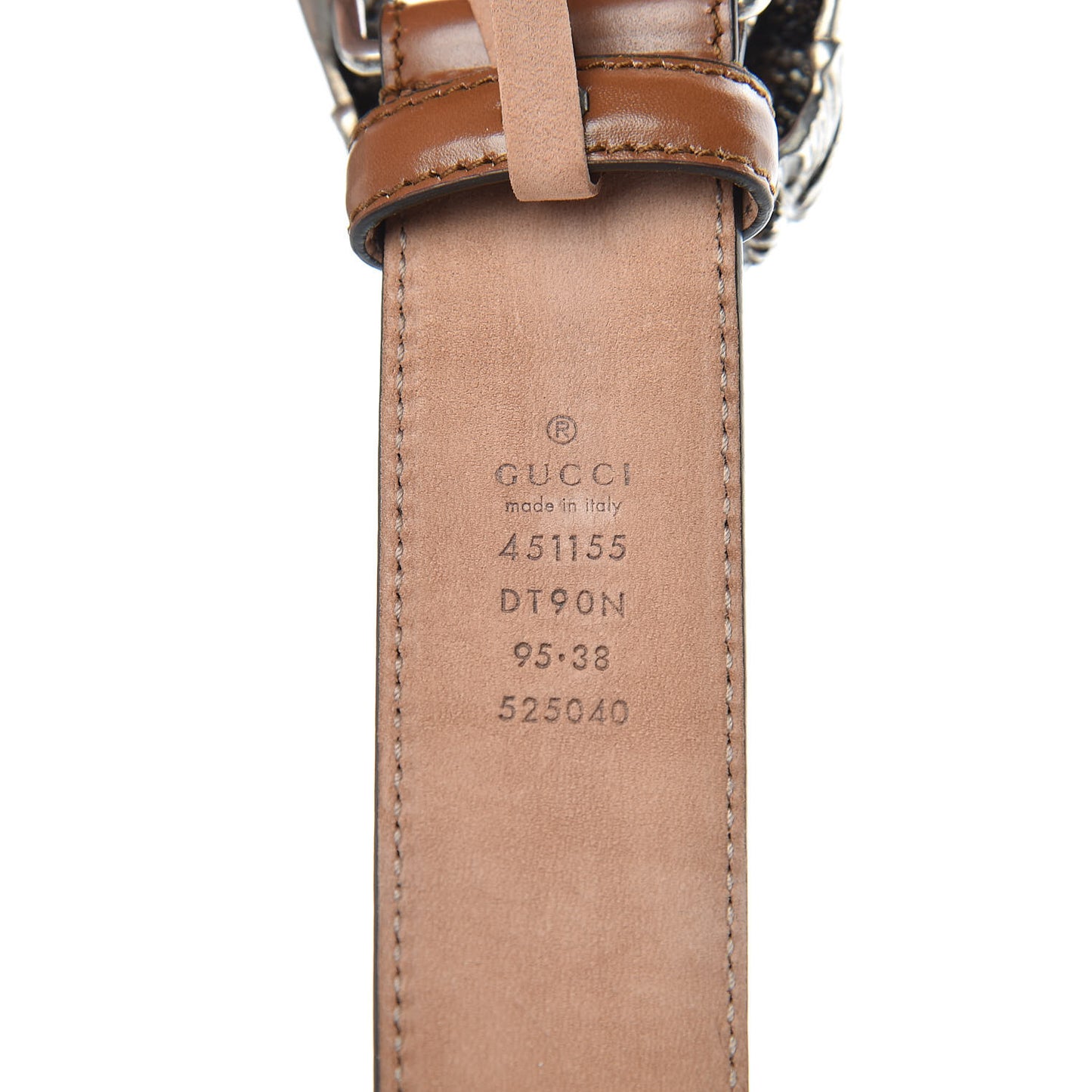 Lisse Calfskin Dionysus 35mm Belt 95 38 Cuir
