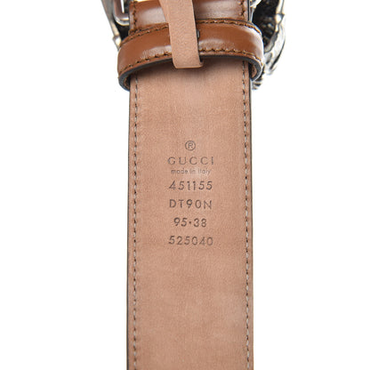 Gucci Lisse Calfskin Dionysus 35mm Belt 95 38 Cuir 4 of 6