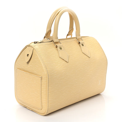 Louis Vuitton Epi Speedy 25 Vanilla 3 of 11