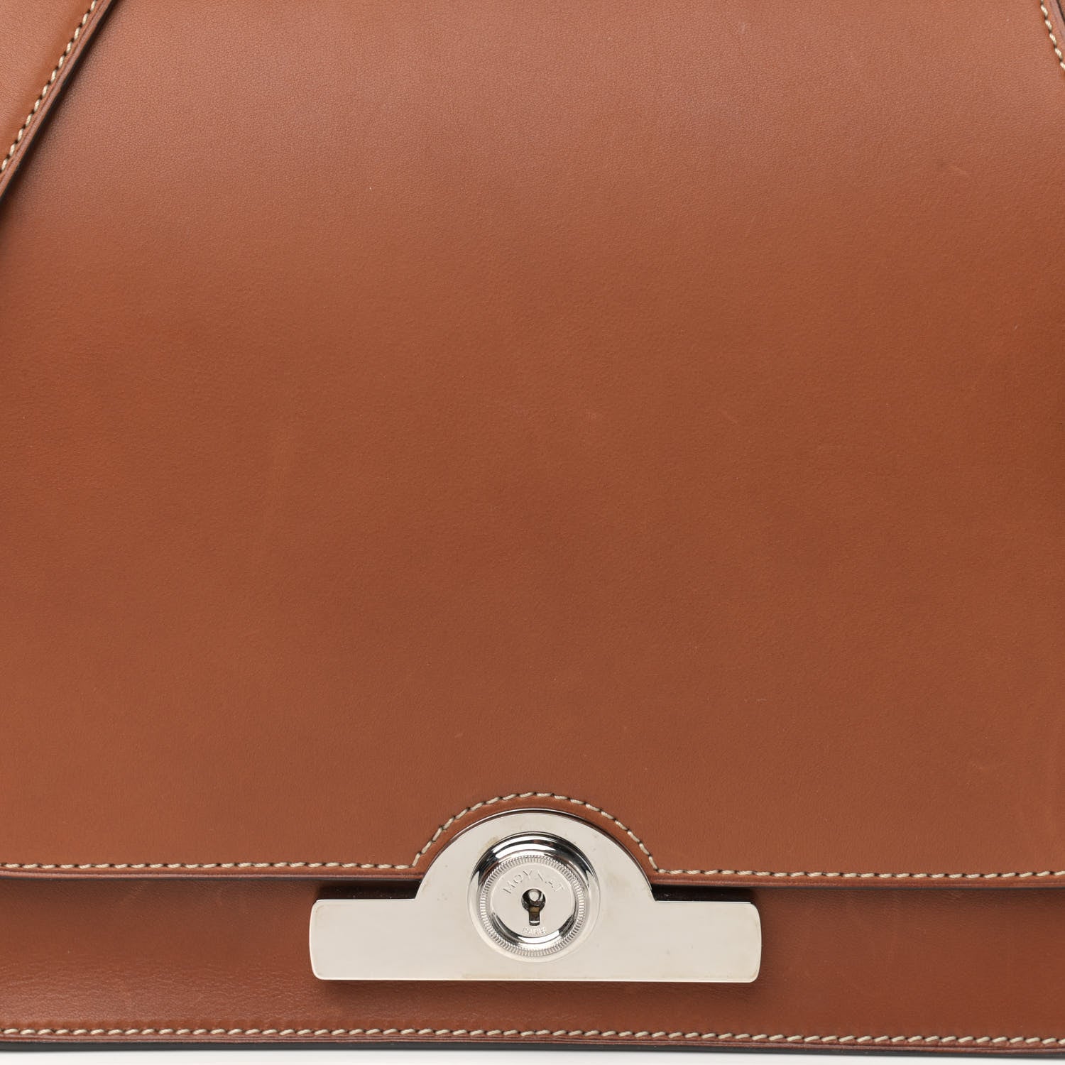 Moynat Barenia Rejane Saddle Bag Tan 7 of 13