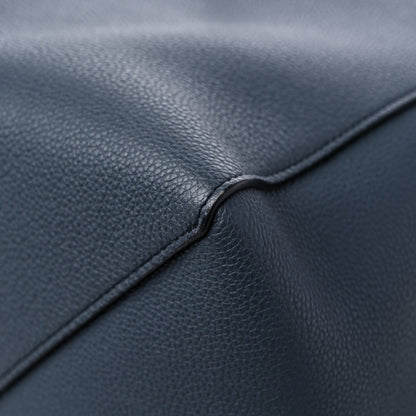 Celine Soft Grained Calfskin Small Belt Cabas Phantom Abyss Blue 8 of 10