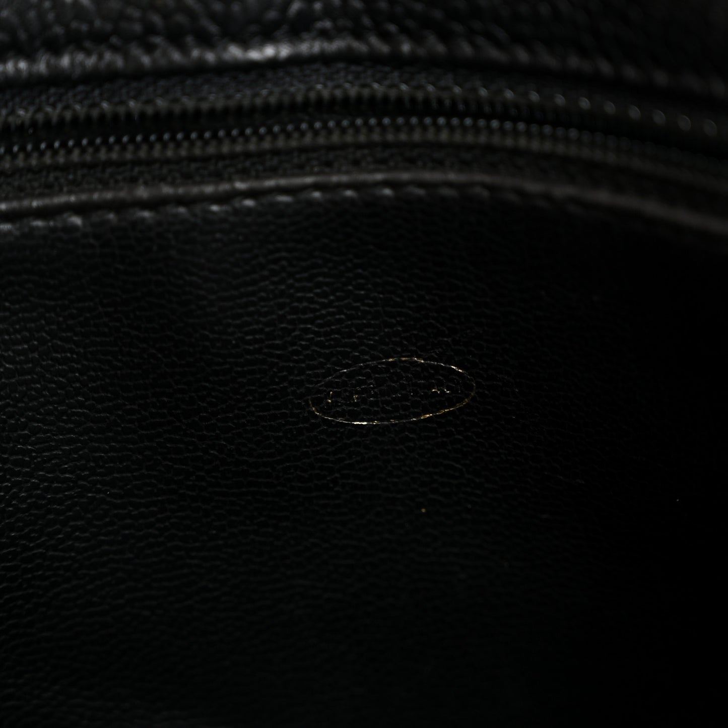 Caviar CC Flap Shoulder Bag Black