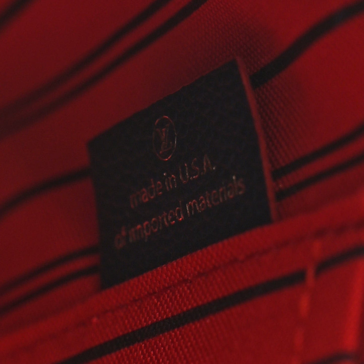 Empreinte Montaigne GM Marine Rouge