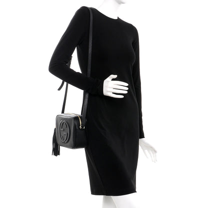 Gucci Pebbled Calfskin Small Soho Disco Bag Black 2 of 7