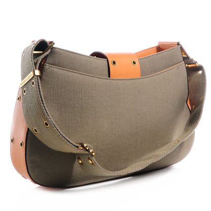 Christian Dior Canvas Street Chic Large Columbus Ave Bag Orange 3 of 7