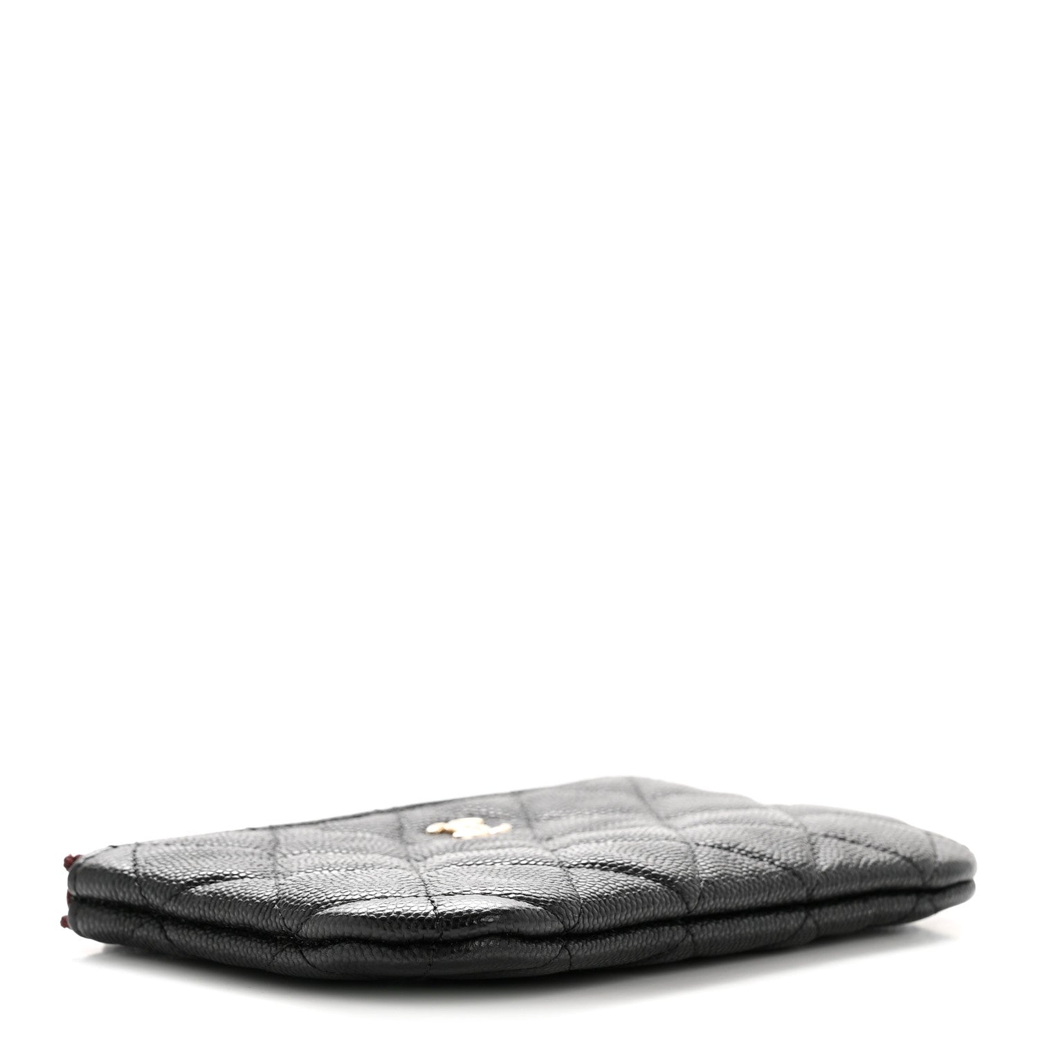 Chanel Caviar Quilted Small Cosmetic Case Black 4 of 9