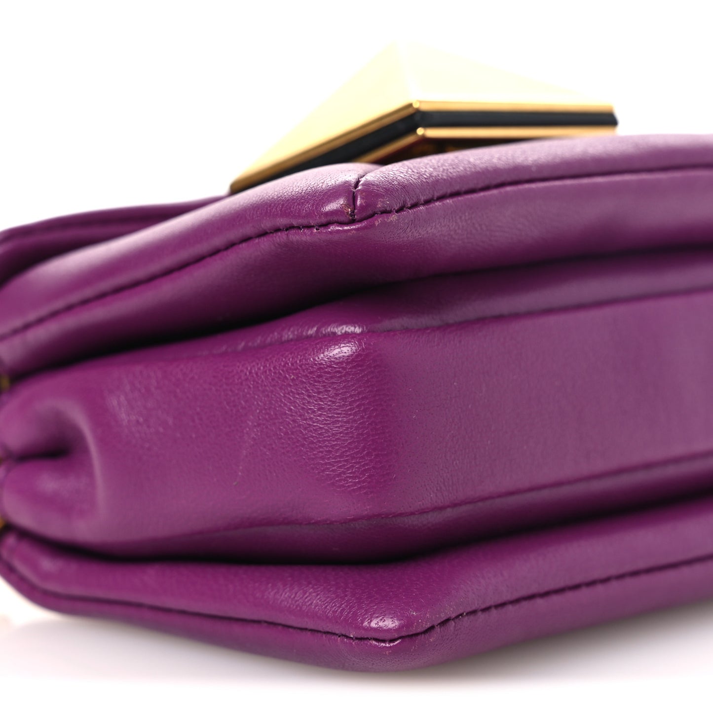 Nappa Micro One Stud Chain Bag Prune