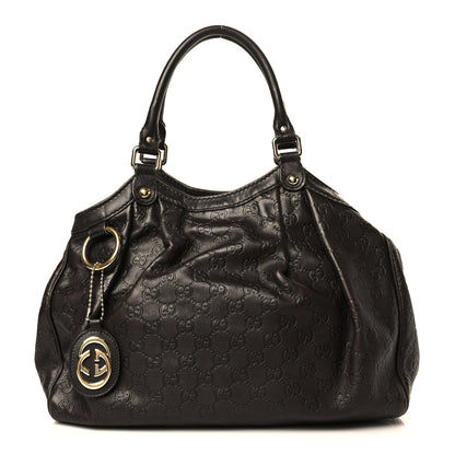 Gucci Guccissima Medium Sukey Tote Brown 1 of 13