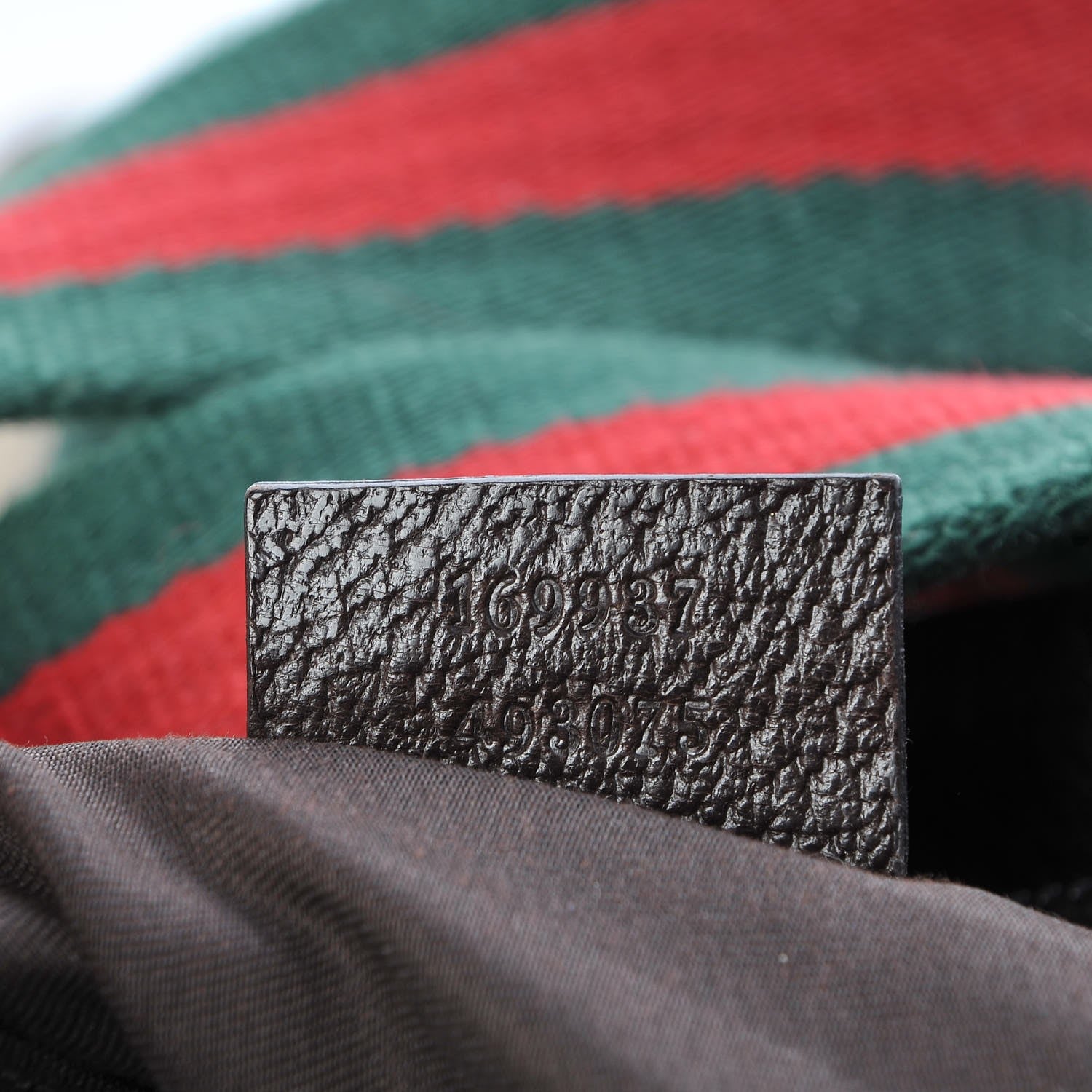 Gucci Monogram Web Medium Double Pocket Messenger Bag Dark Brown 7 of 10