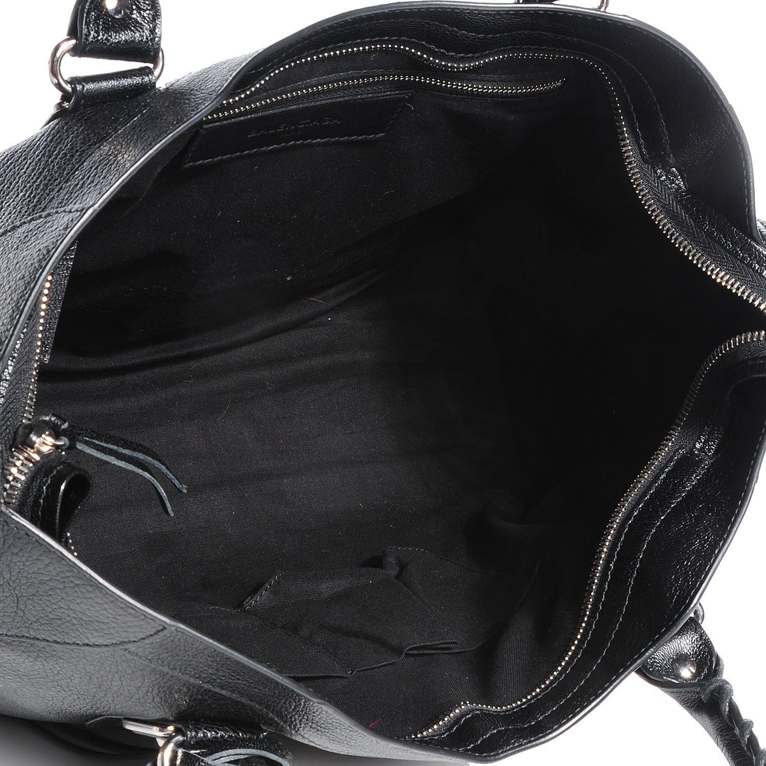 Balenciaga Chevre Silver Metallic Edge Hardware City Black 6 of 14