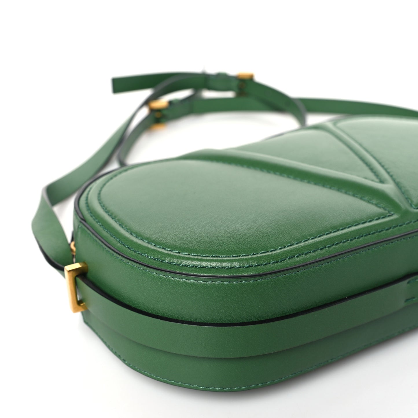 Calfskin VLogo Walk Crossbody Green