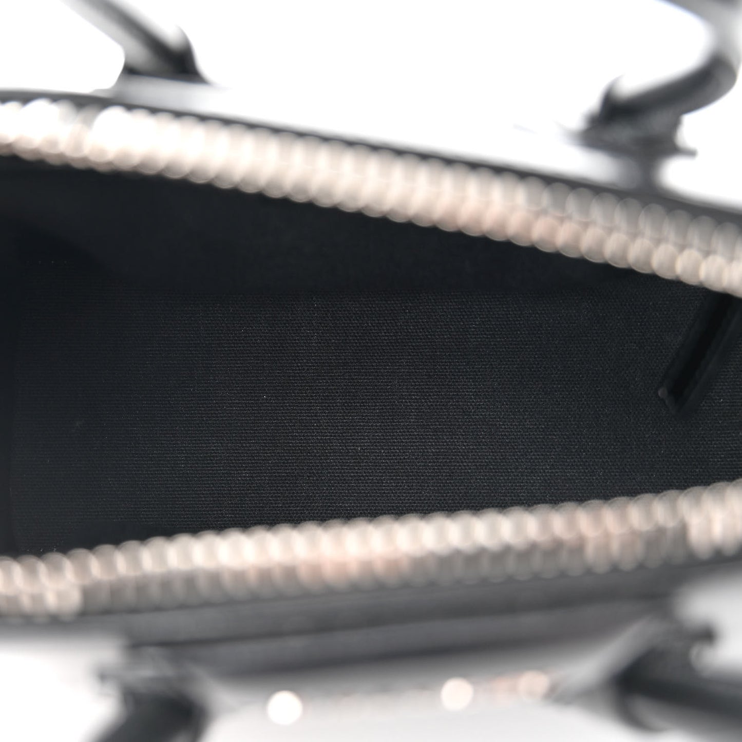 Shiny Lord Calfskin Mini Antigona Black