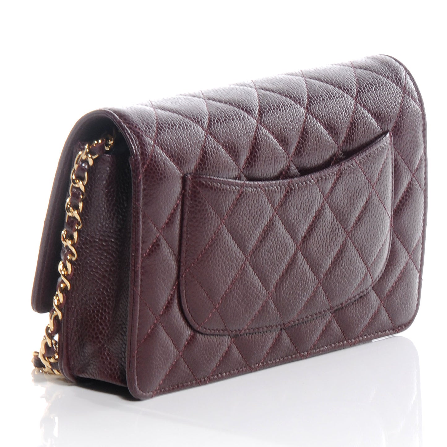Caviar Wallet On Chain Dark Red