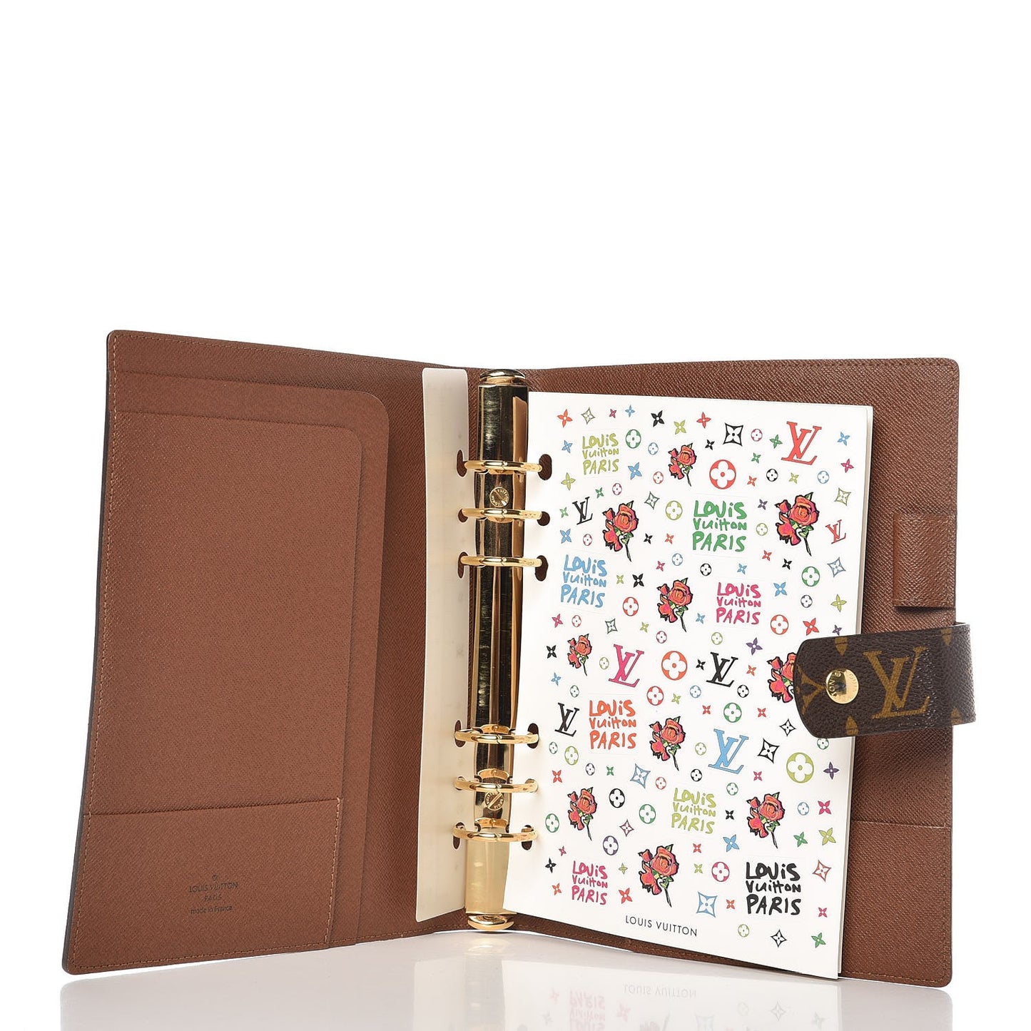 Monogram Large Ring Agenda Cover