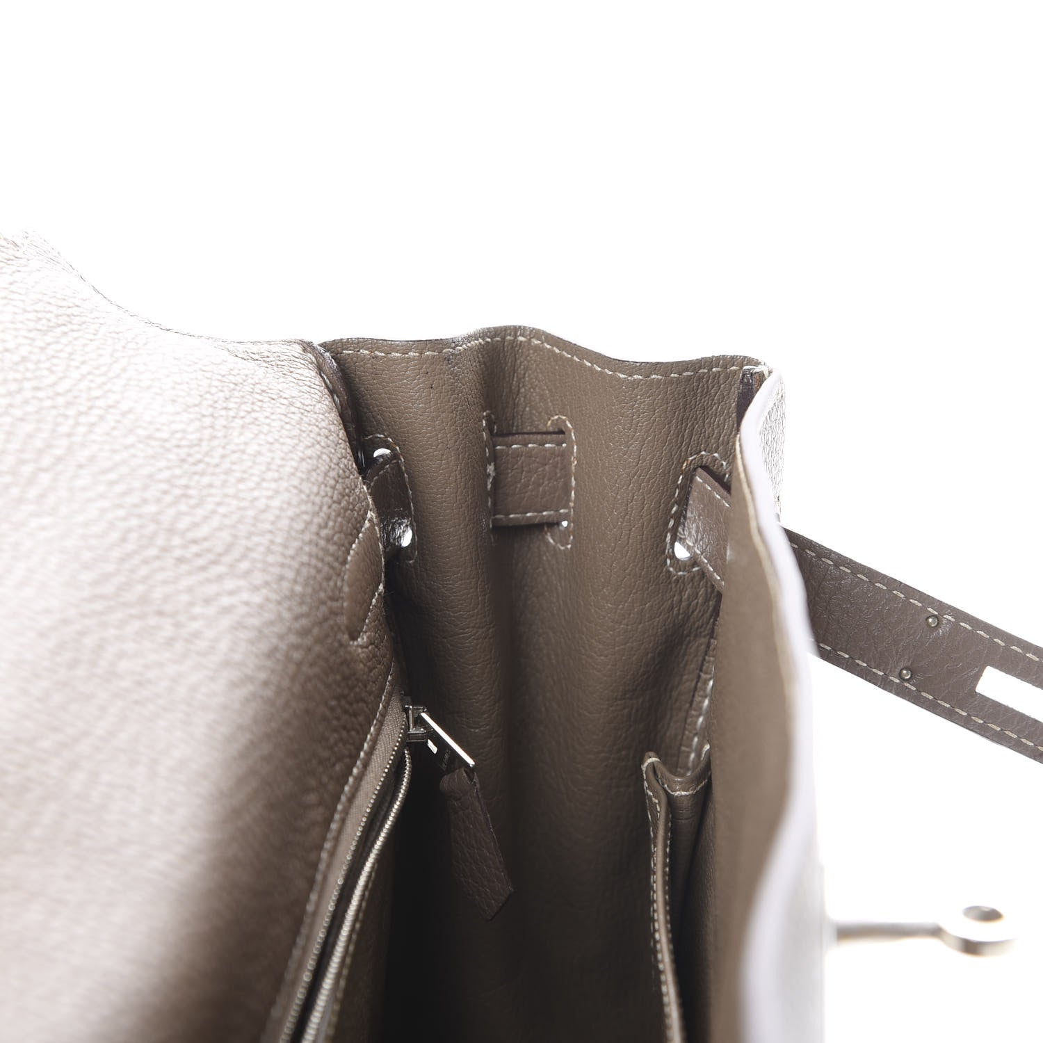 Hermes Togo Kelly Retourne 32 Etoupe 17 of 39