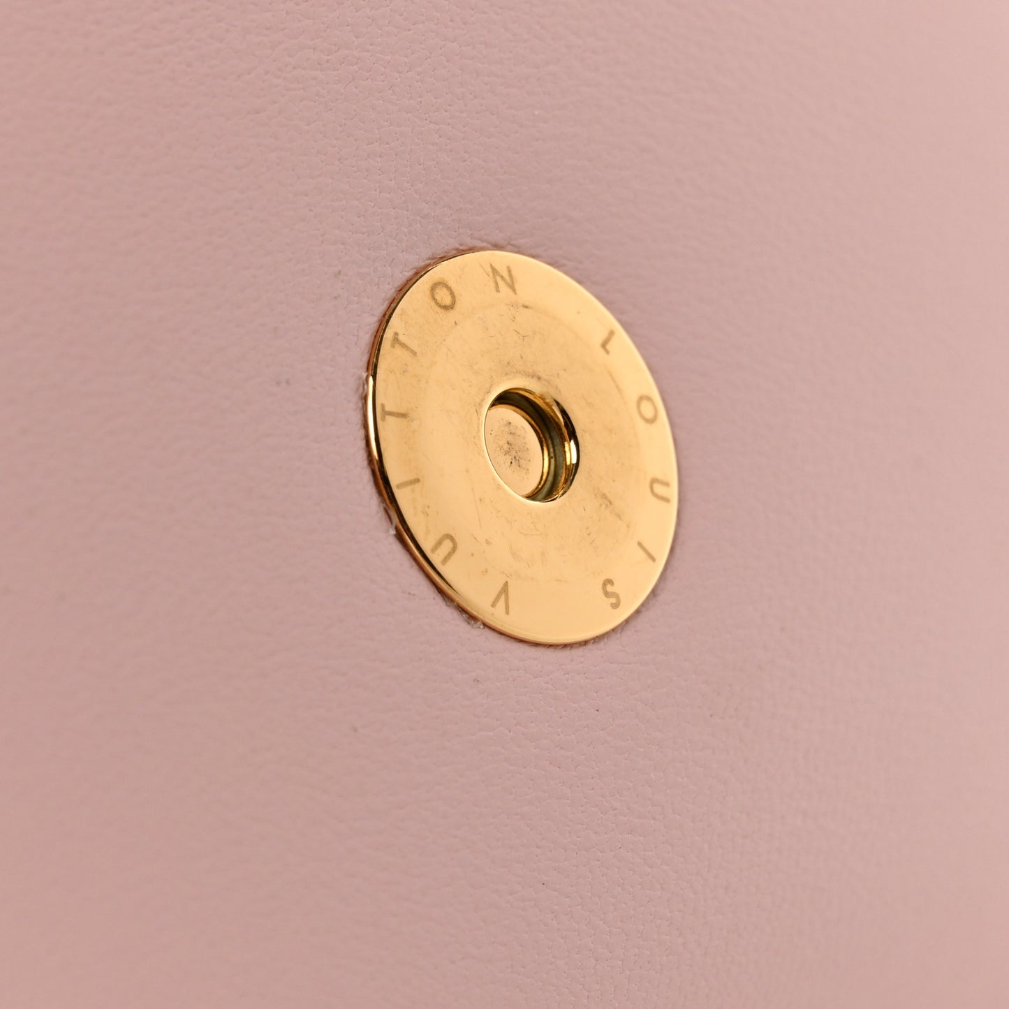 Lambskin Embossed Monogram Pochette Coussin Rose