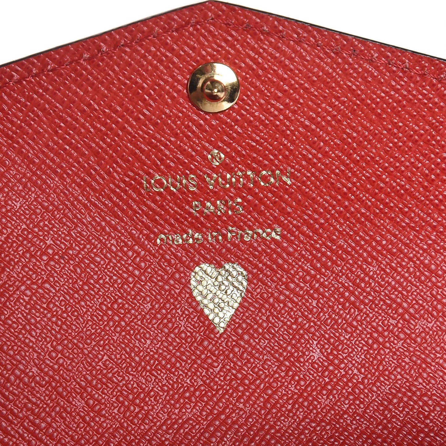 Monogram Sarah Multicartes Coquelicot