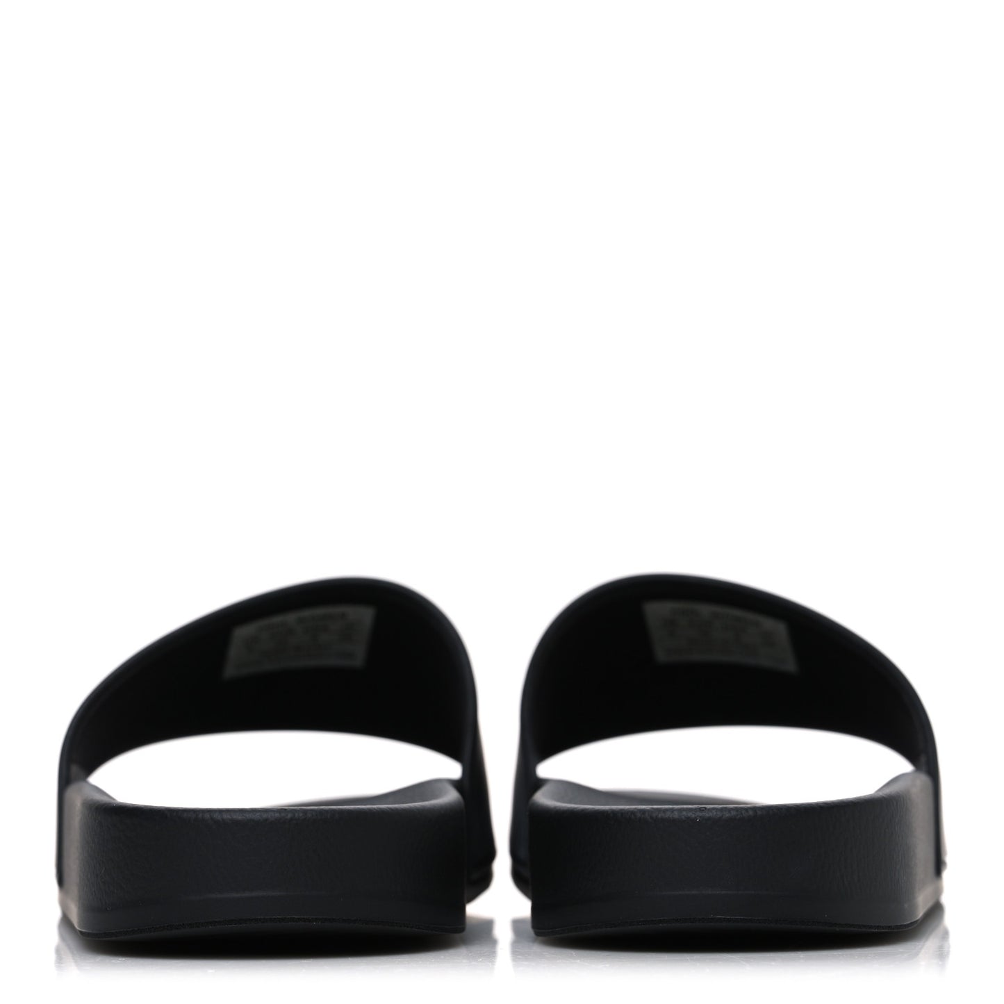 Rubber New York Womens Pool Slide Sandals 39 Black