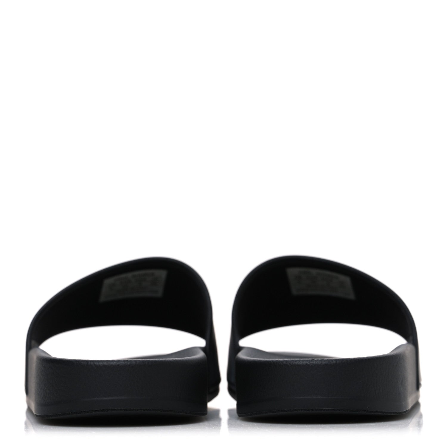 Balenciaga Rubber New York Womens Pool Slide Sandals 39 Black 6 of 10