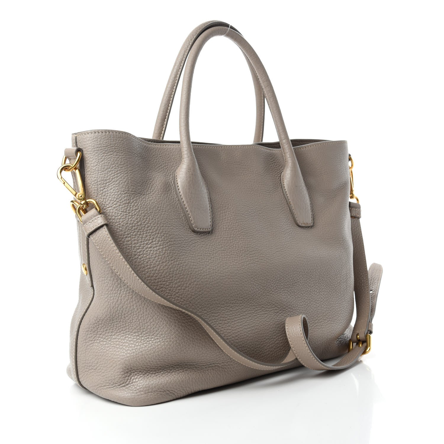 Prada Vitello Daino Tote Pomice 3 of 13