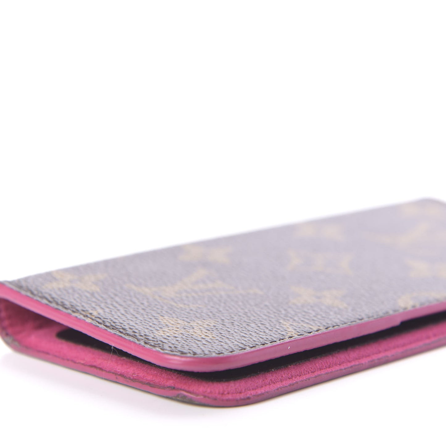 Monogram iPhone X Folio Case Rose Pop