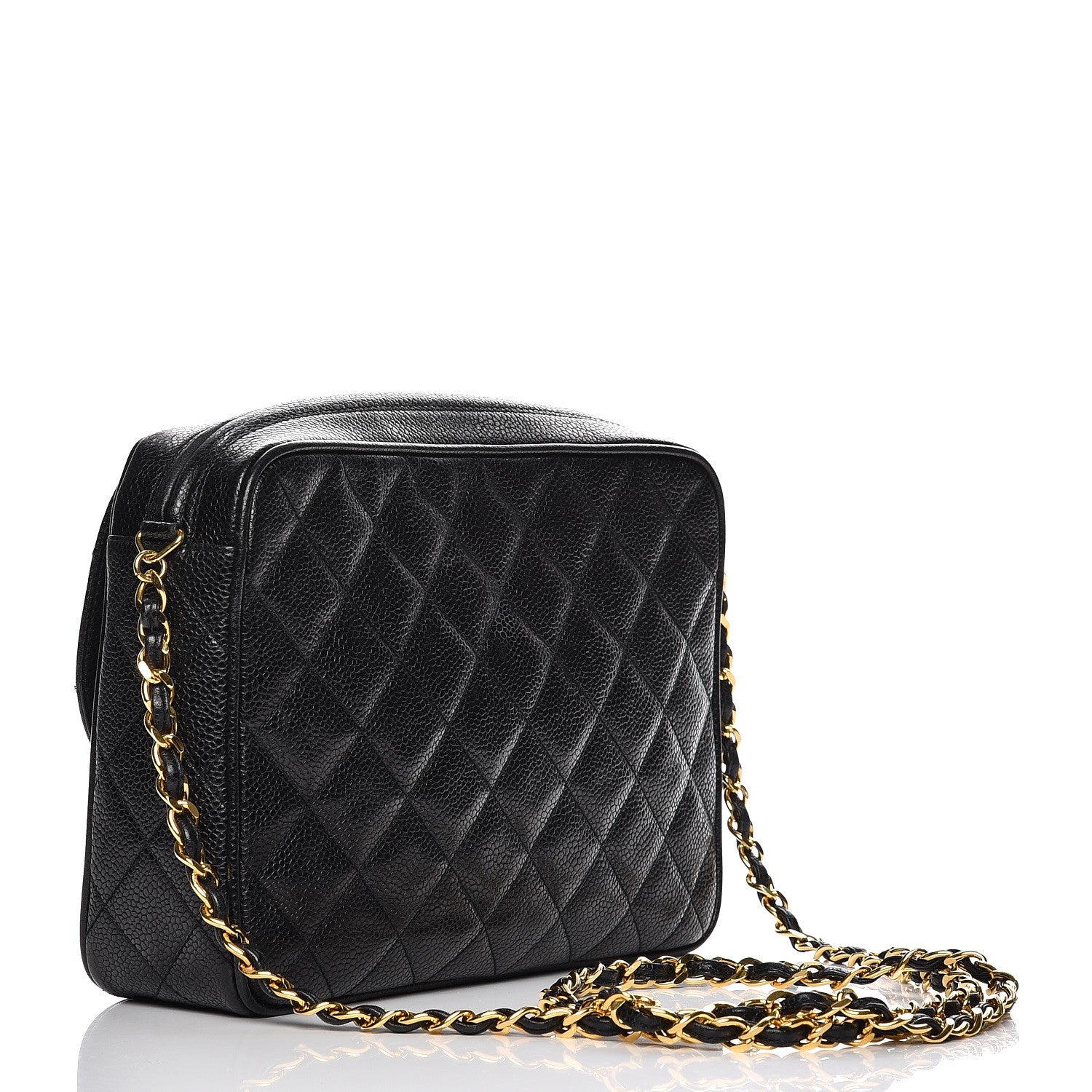 Chanel Caviar Quilted Camera Case Black 3 of 8