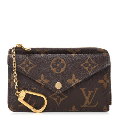 Louis Vuitton Monogram Recto Verso Card Holder Black 1 of 7