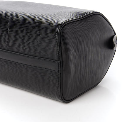 Louis Vuitton Epi Speedy 25 Black 7 of 10