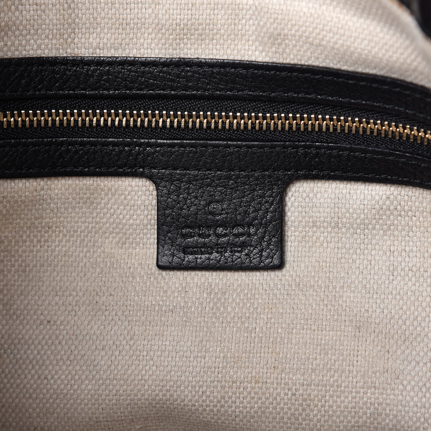 Gucci Pebbled Calfskin Medium Soho Hobo Black 8 of 12