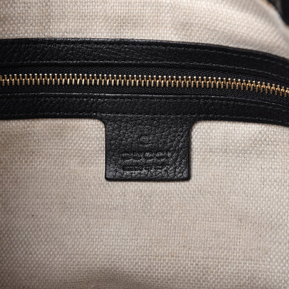 Gucci Pebbled Calfskin Medium Soho Hobo Black 8 of 12