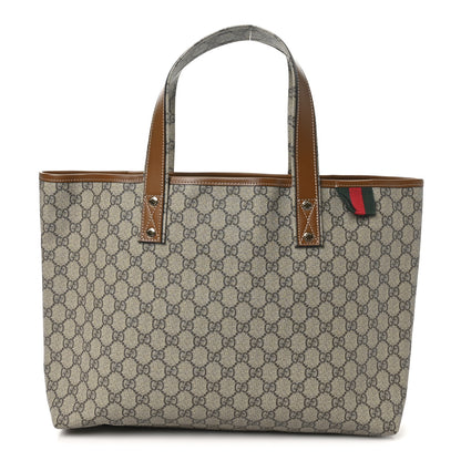 Gucci GG Plus Monogram Medium Signature Web Loop Tote Light Brown 1 of 9