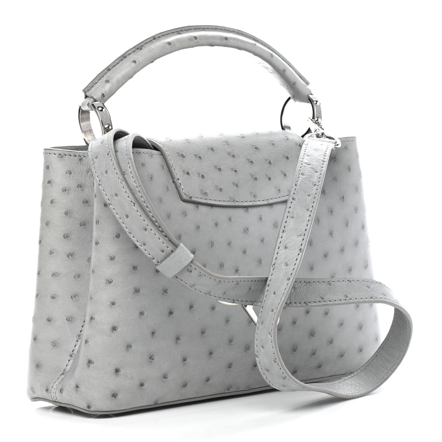 Ostrich Capucines BB Gris