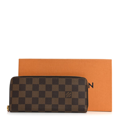 Louis Vuitton Damier Ebene Clemence Wallet Cherry 8 of 8