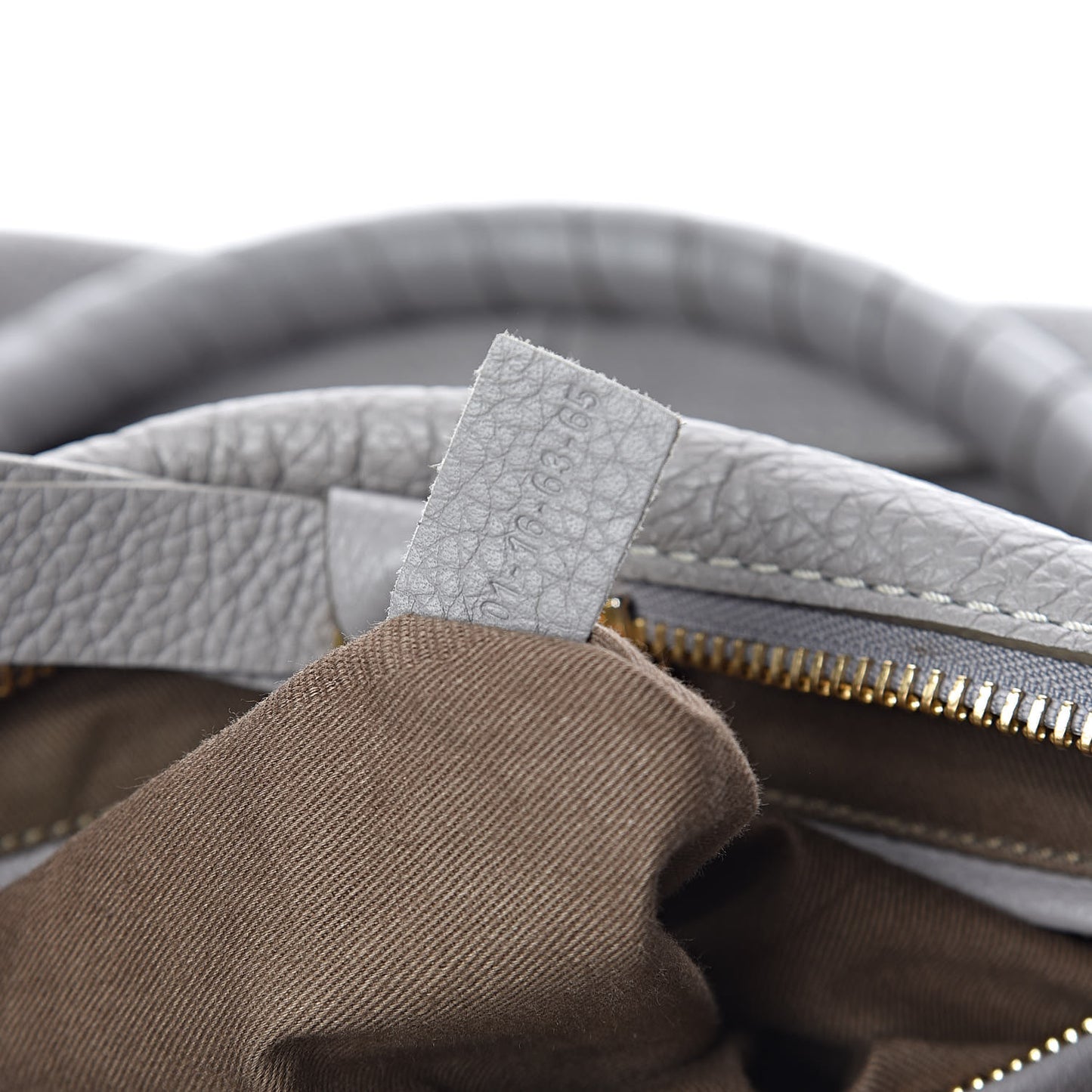 Calfskin Medium Marcie Satchel Cashmere Grey